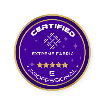 Extreme Fabric professionnal certified badge