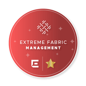 Extreme Fabric Management certified badge