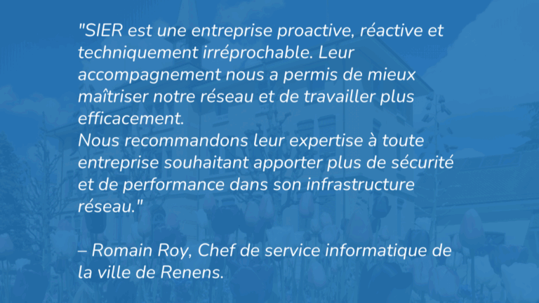 Témoignage client ville de Renens